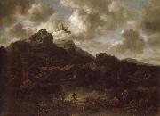 Jacob van Ruisdael Mountainous and wooded landscape with a river France oil painting artist